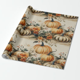 Perfecte Pompoen Party Halloween Thanksgiving Herf Cadeaupapier
