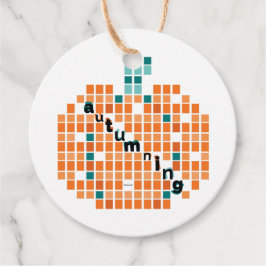 Perfecte pompoenen = herfst bedankjes labels