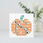 Perfecte pompoenen = herfst feestdagenkaart (Staand voorkant)