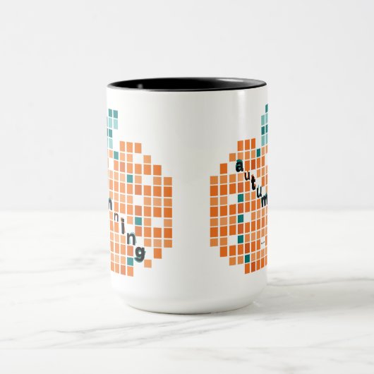 Perfecte pompoenen = herfst mok (Midden)