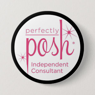 Perfecte Posh Independent Consultant-ronde-knop Ronde Button 7,6 Cm