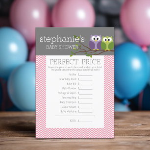 Perfecte prijs - Shower Games Pink Cute Owls Girl