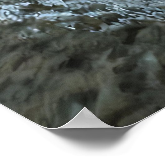 Perfecte reflectie - nog steeds ondergrondse grott poster (Hoek)