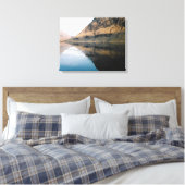 Perfecte reflecties canvas afdruk (Insitu (Slaapkamer))