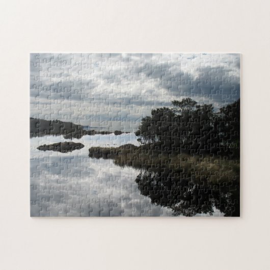 Perfecte reflecties - lucht en zee legpuzzel (Horizontaal)