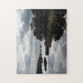 Perfecte reflecties - lucht en zee legpuzzel (Verticaal)