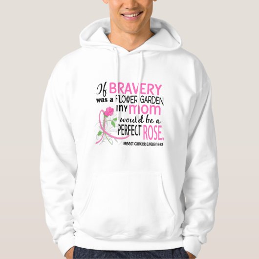 Perfecte Roos 2 borstkanker Hoodie (Voorkant)