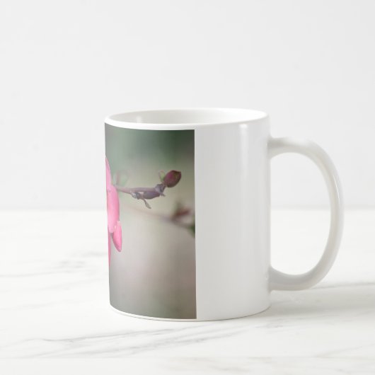 Perfecte Roze Bloeiende Kwee Koffiemok (Rechts)