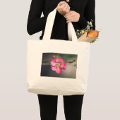 Perfecte roze bloeiende kweepel grote tote bag (Voorkant (product))