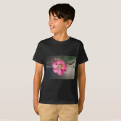 Perfecte roze bloeiende kweepel t-shirt (Voorkant volledig)