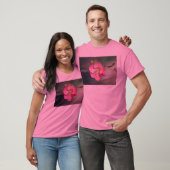 Perfecte roze bloeiende kweepel t-shirt (Unisex)