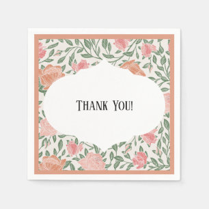 perfecte roze en doorschijnende Rozen Servet