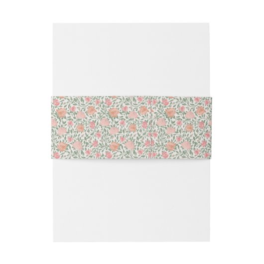  perfecte roze en doorschijnende Rozen Uitnodigingen Wikkel (Achterkant Voorbeeld)