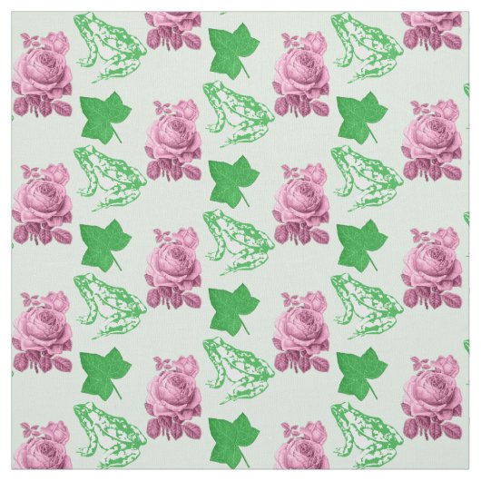 Perfecte roze en groene stof (Swatch)