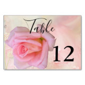 Perfecte roze Kaart voor weddenschappen met rozen (Achterkant)