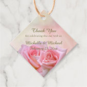 Perfecte roze rozen die Labels voor de toekomst bi (Voorkant)