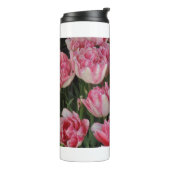 Perfecte roze tulpen thermosbeker (Gedraaid links)