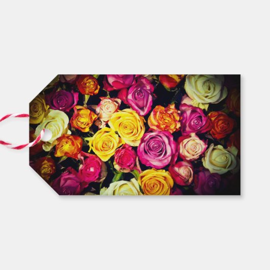 Perfecte Rozen - Weddenschap Gift Bag Gift Labels Cadeaulabel (Achterkant Horizontaal)