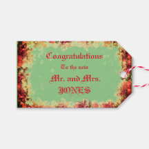 Perfecte Rozen - Weddenschap Gift Bag Gift Labels