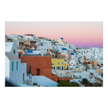 Perfecte Santorini Zonsondergang