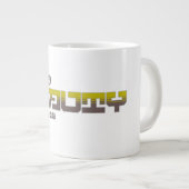 Perfecte schoonheid grote koffiekop (Voorkant rechts)