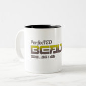 Perfecte schoonheid tweekleurige koffiemok (Voorkant links)