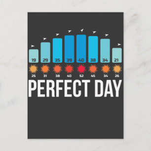 Perfecte snufjes dag surferwatersport briefkaart