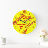 Perfecte Softball Senior Night Gifts PERSONALIZED Grote Klok (Huis)