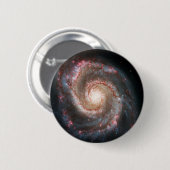 Perfecte spirale galaxy Eliptical Galaxy Print Spa Ronde Button 5,7 Cm (Voorkant /achterkant)