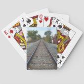 Perfecte spoorbaan pokerkaarten (Achterkant)