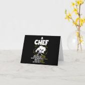 Perfecte statement Chef voor elke kokende connoiss Kaart (Gele Bloem)