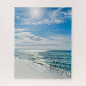 Perfecte strand Day Mijn gelukkige kustplaats Legpuzzel (Verticaal)