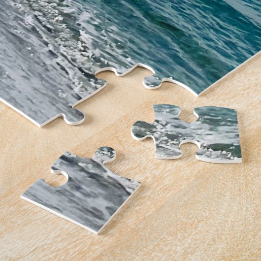 Perfecte strand Day Mijn gelukkige kustplaats Legpuzzel (Zijkant)