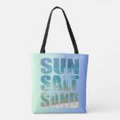 Perfecte strandtas! Prachtige FL Gulf Beach foto Tote Bag (Achterkant)