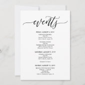 Perfecte trouwdatum / Reisdocument kaart (Voorkant)