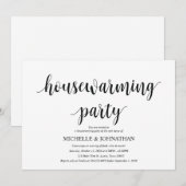 Perfecte uitnodigingen voor Housewarming-feestkaar (Voorkant / Achterkant)