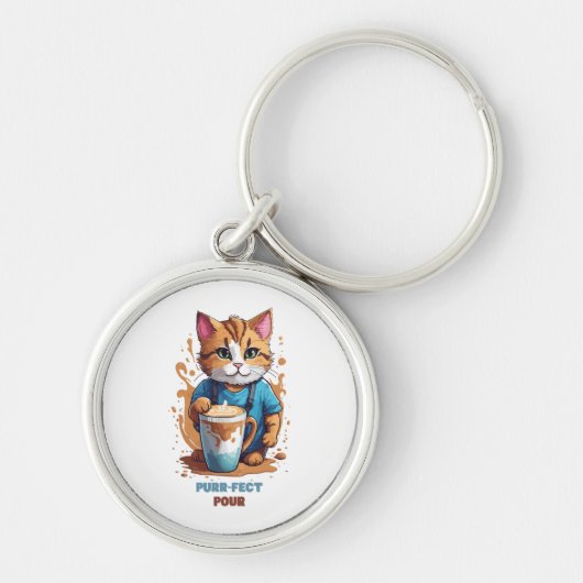 Perfecte uitschenking sleutelhanger (Voorkant)