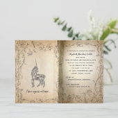 Perfecte Unicorn Baby Girl Shower Kaart (Staand voorkant)