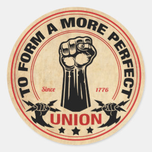 Perfecte Unie 1016 Ronde Sticker