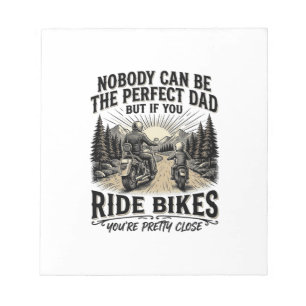 Perfecte Vader Ride Bikes Vintage Biker Shirt Ontw Notitieblok