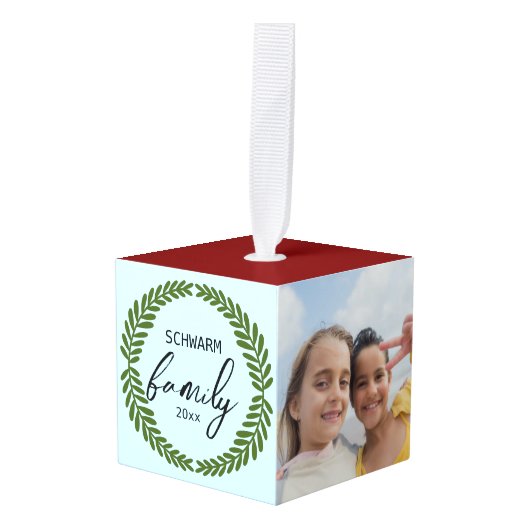Perfecte vakantie Keepsake  gepersonaliseerd Decoratie (Voorkant hoekig)