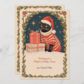 Perfecte vakantietijd kerstkaart (Voorkant / Achterkant)