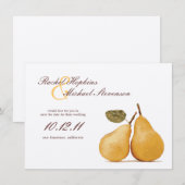  perfecte verbinding met Paar Save the Date Card (Voorkant / Achterkant)