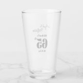 Perfecte Verjaardag Mannen 65e Verjaardag Glas (Achterkant)