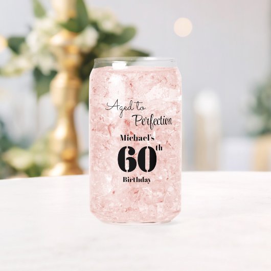 Perfecte Verjaardag voor Mannen van 60 Blikvorm Glas (Insitu (Huwelijk))