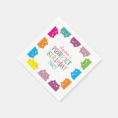 Perfecte verjaardagsfeestje servet (Hoek)