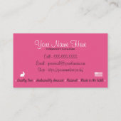 Perfecte Visitekaartjes (Achterkant)