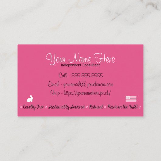 Perfecte Visitekaartjes (Achterkant)