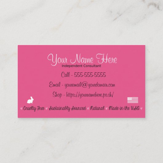 Perfecte Visitekaartjes (Achterkant)