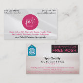 Perfecte Visitekaartjes Klantenkaartje (Voorkant / Achterkant)